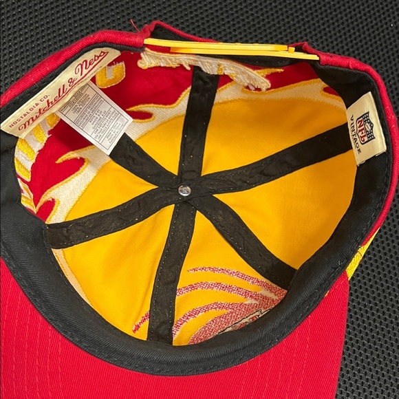 NWT Mitchell & Ness Yellow and Red Chiefs Cap - Picture 4 of 12